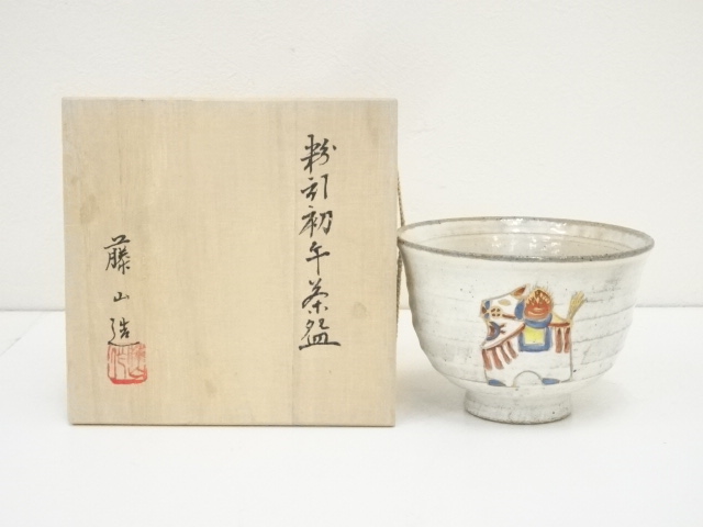 道具 ] - 道具 加藤藤山造 粉引初午茶碗（共箱） | ネットショップ圭